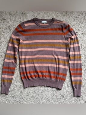 &Merci Striped Crewneck Sweater size small